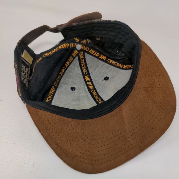 Keep It Official Strapback Hat Multicolor One Size Floral Leather Strap - Picture 7 of 9